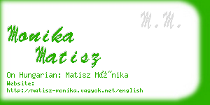 monika matisz business card